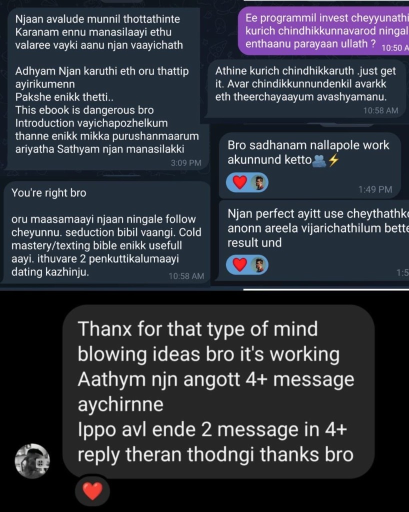 WhatsApp Testimonials and Results
